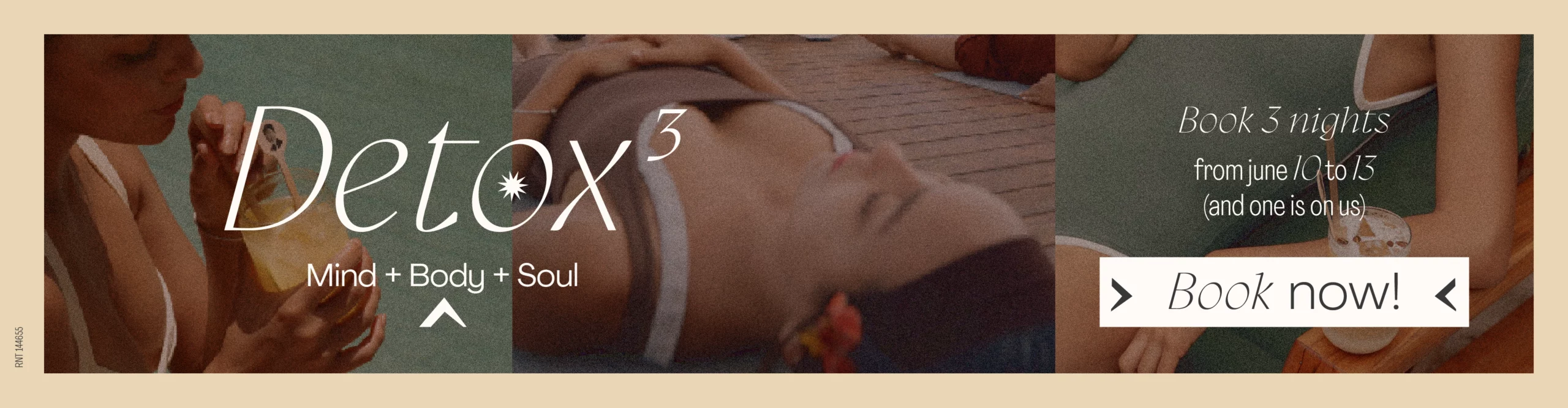 Detox by OSH. Wellness experiences. Yoga, Mindfull Workshop, Floating Meditation and more.
