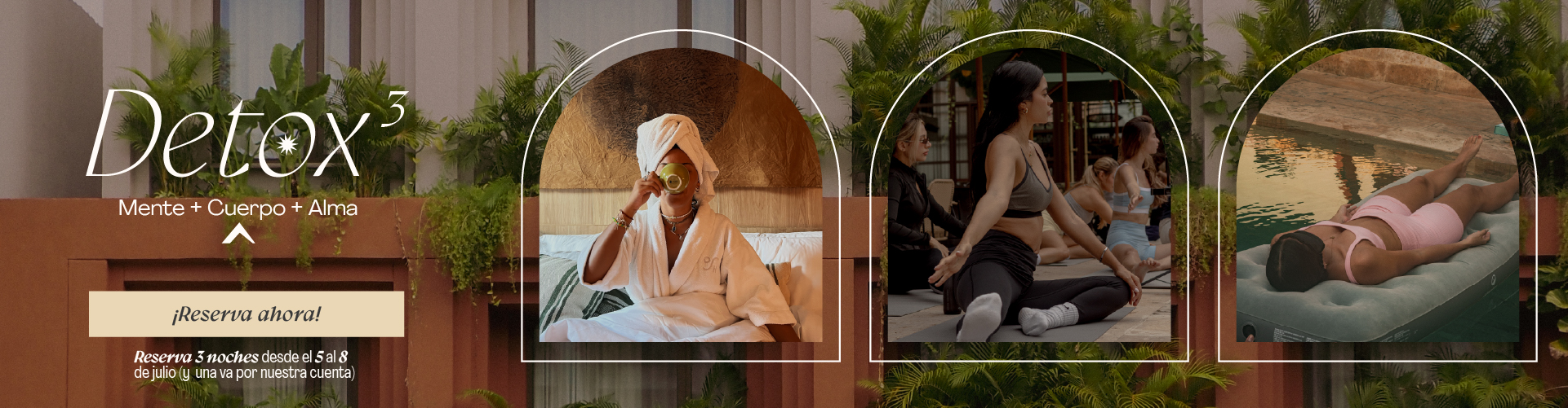Detox by OSH. Experiencias de bienestar. Yoga, taller de mindfulness, meditación flotante y mucho más.